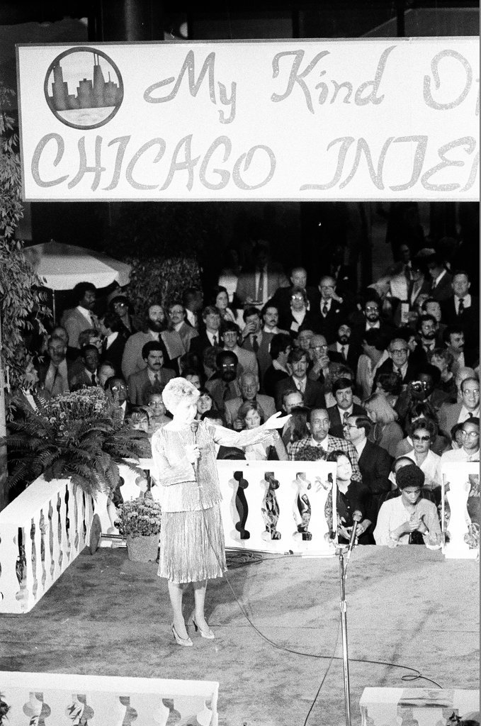 Jane Byrne fundraiser at Donnelley Hall - Chicago Sun-Times