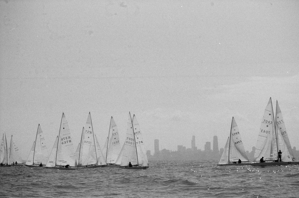 Sailing championship at Belmont Harbor - Chicago Sun-Times