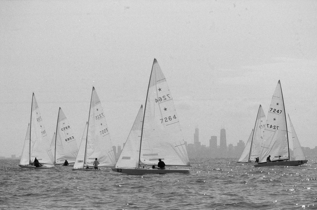 Sailing championship at Belmont Harbor - Chicago Sun-Times