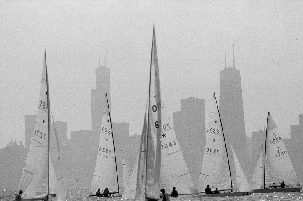 Sailing championship at Belmont Harbor - Chicago Sun-Times