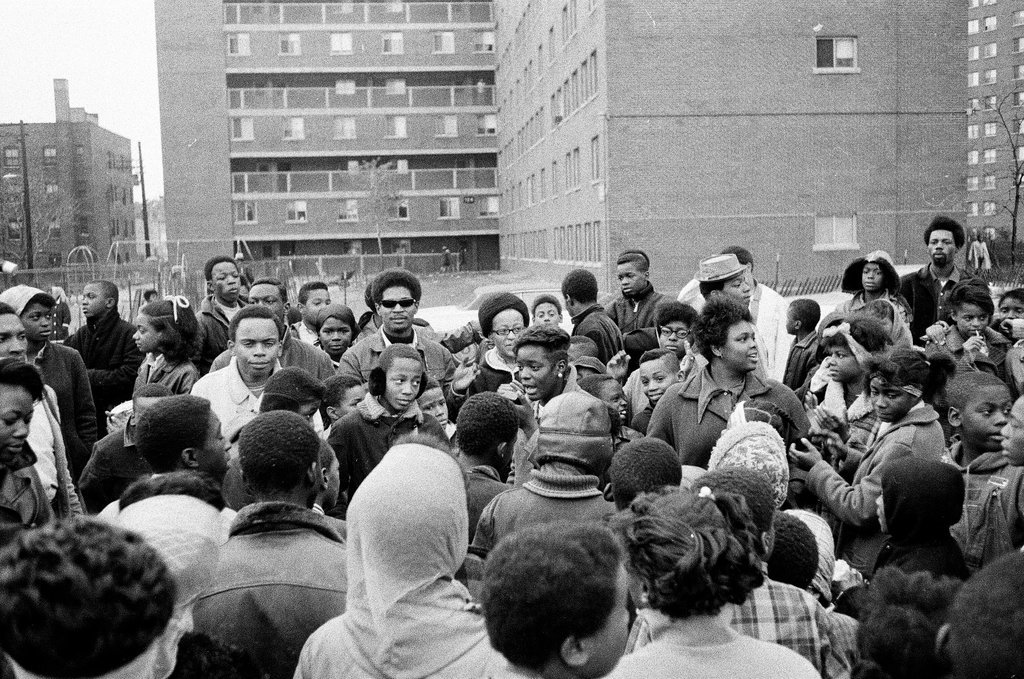 Crowd protests shooting of Michael and John Soto by police officers - Larry Graff for Chicago Sun-Times