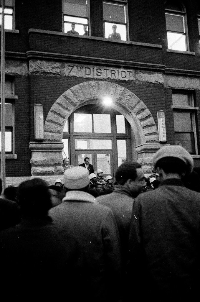 Crowd protests shooting of Michael and John Soto by police officers - Larry Graff for Chicago Sun-Times