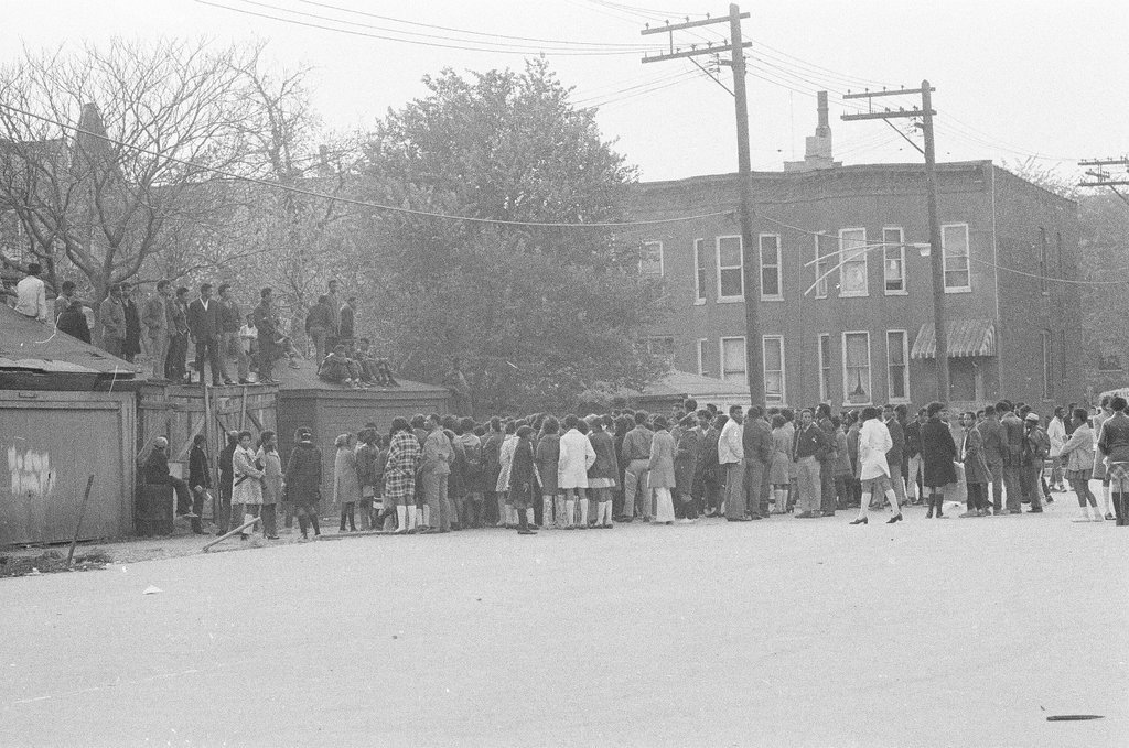 Crowd protests shooting of Michael and John Soto by police officers - Larry Graff for Chicago Sun-Times
