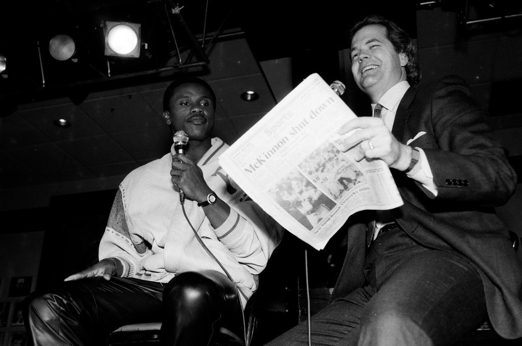 Dennis McKinnon at Bears luncheon - Chicago Sun-Times