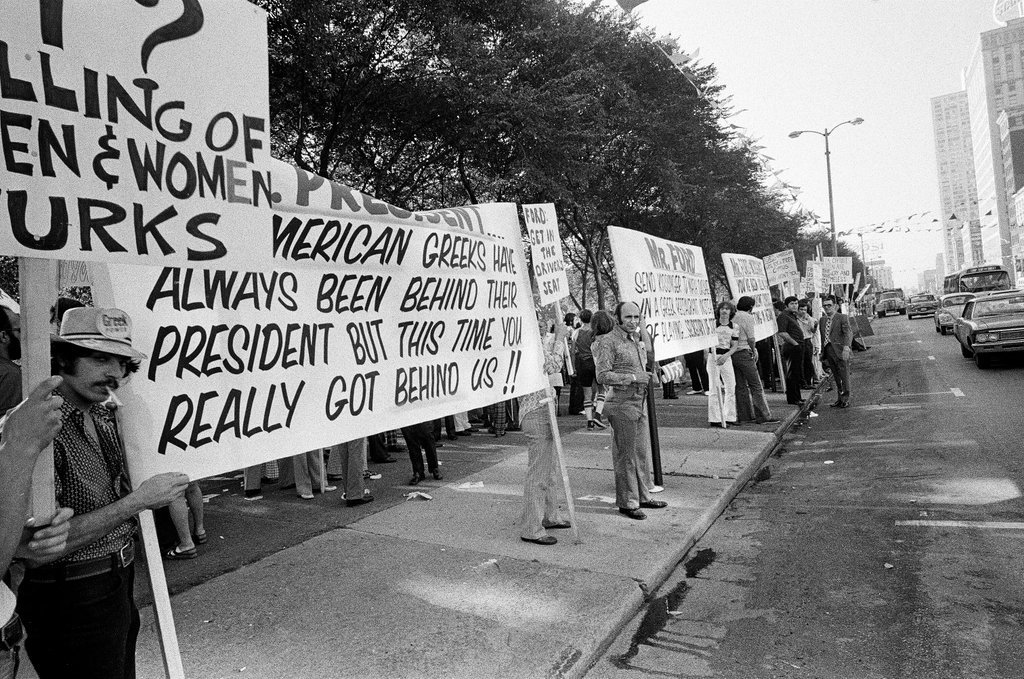 Greeks protest Turkish invasion of Cyprus - Chicago Sun-Times