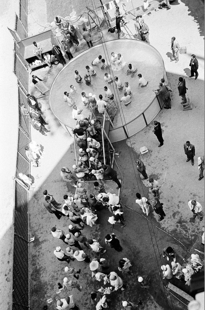 Jehovah's Witness baptism at Comiskey - Chicago Sun-Times