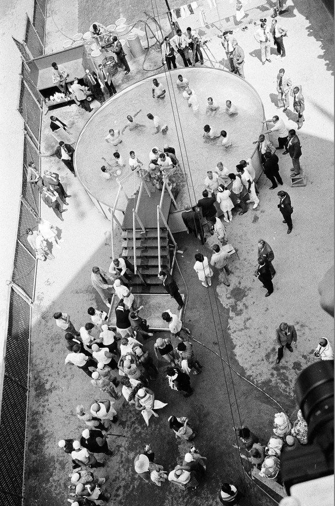 Jehovah's Witness baptism at Comiskey - Chicago Sun-Times
