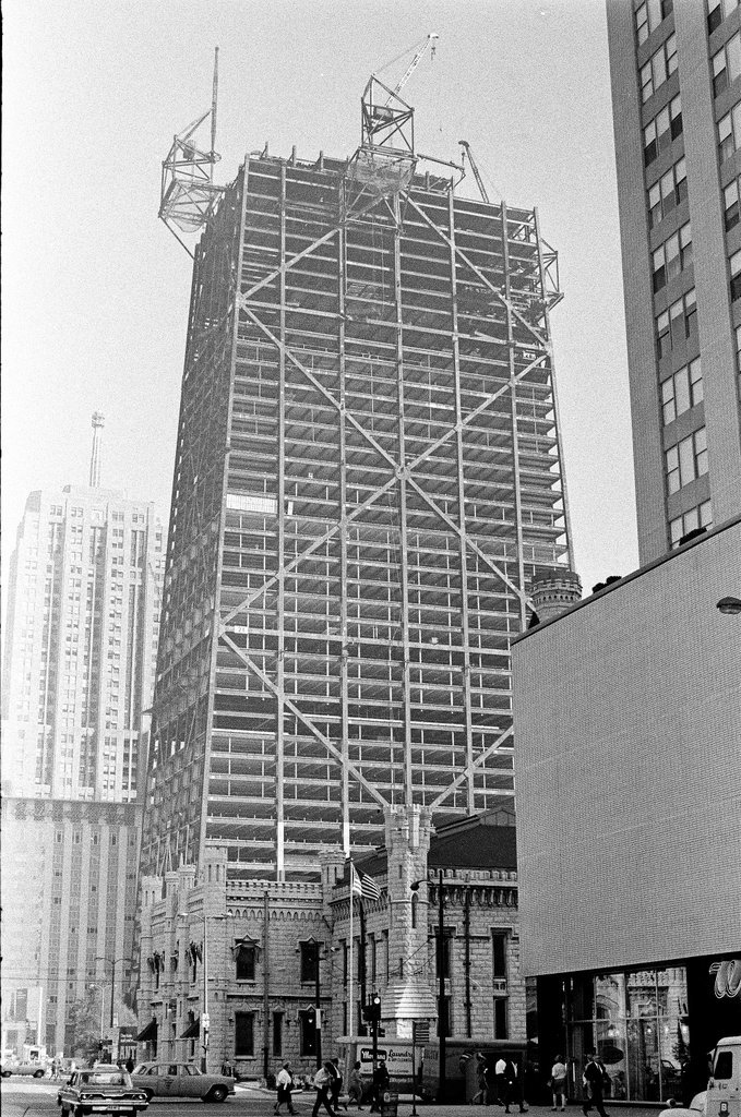 John Hancock Center construction - Chicago Sun-Times