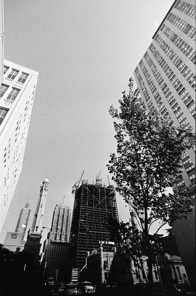 John Hancock Center construction - Chicago Sun-Times