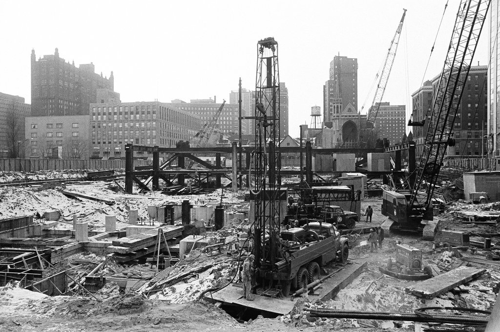 John Hancock Center construction - Chicago Sun-Times