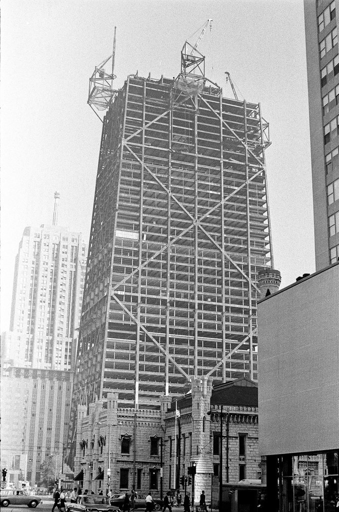 John Hancock Center construction - Chicago Sun-Times