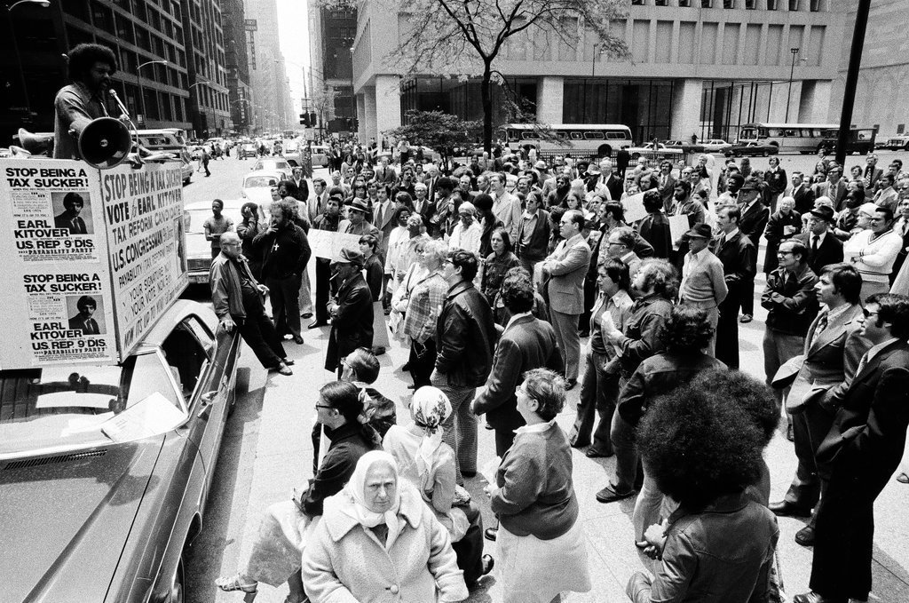 Welfare and campaign rally - Chicago Sun-Times