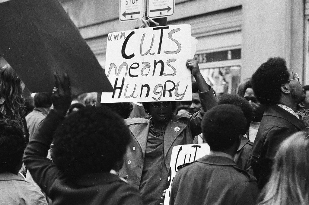 Welfare protest march - Chicago Sun-Times