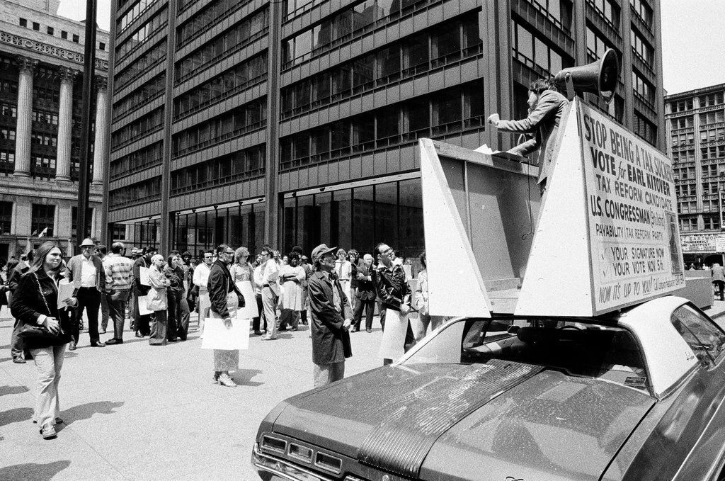 Welfare and campaign rally - Chicago Sun-Times