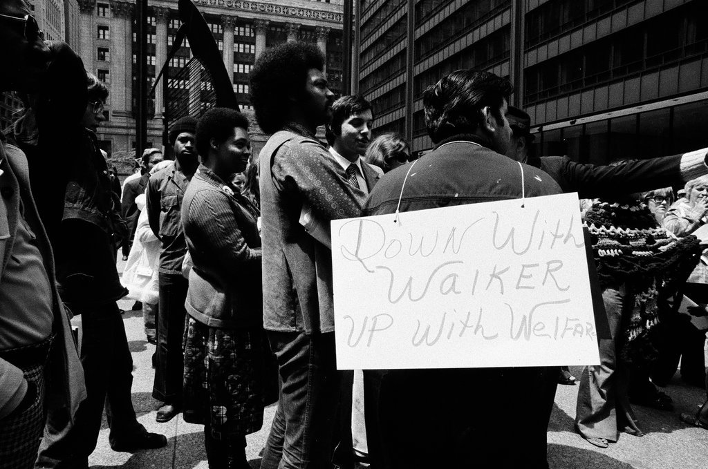 Welfare and campaign rally - Chicago Sun-Times