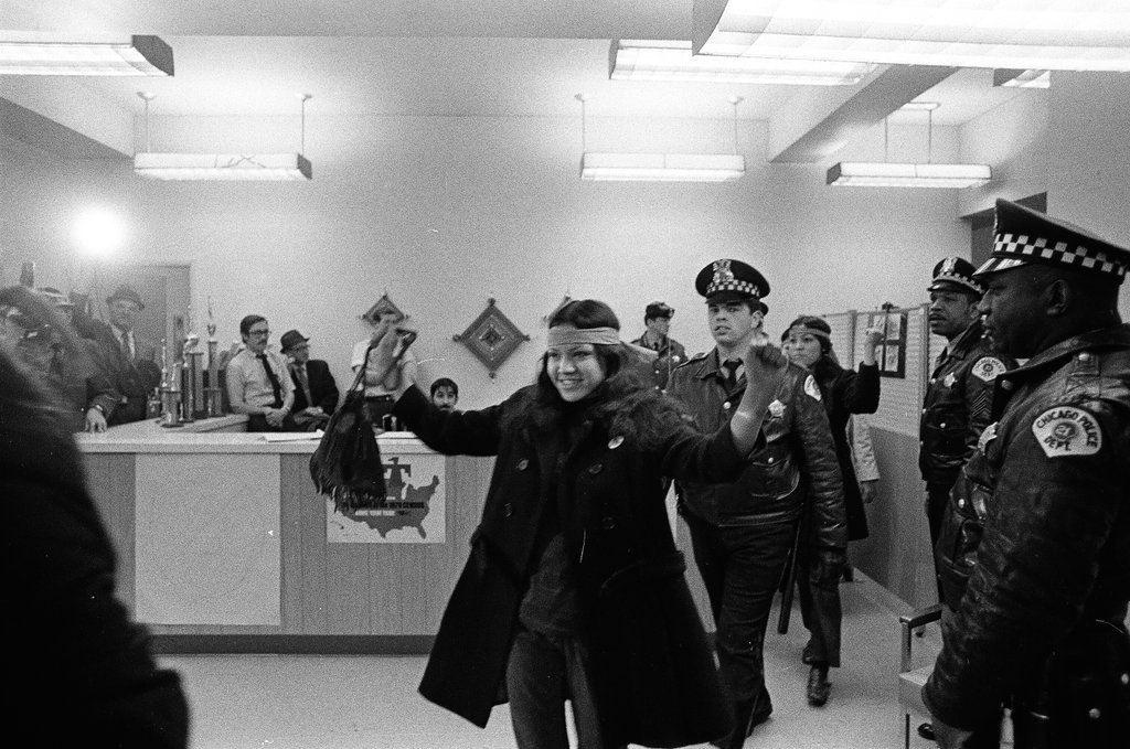 Sit-in at the Bureau of Indian Affairs office - Bob (Robert) Black for Chicago Sun-Times