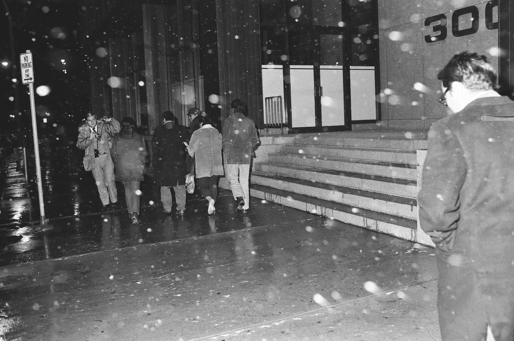 Native Americans escorted out of OEA building - Larry Nocerino for Chicago Sun-Times