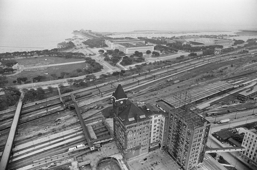 Aerial views of downtown lakefront - Randy B. Leffingwell for Chicago Sun-Times