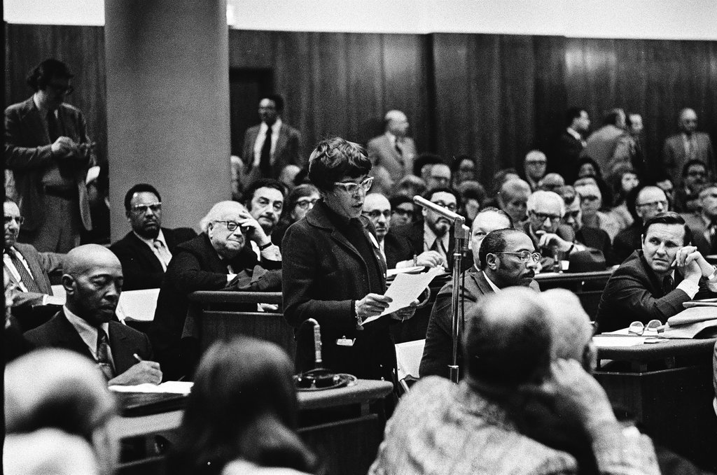 Police meeting at City Council - Henry Herr Gill for Chicago Sun-Times