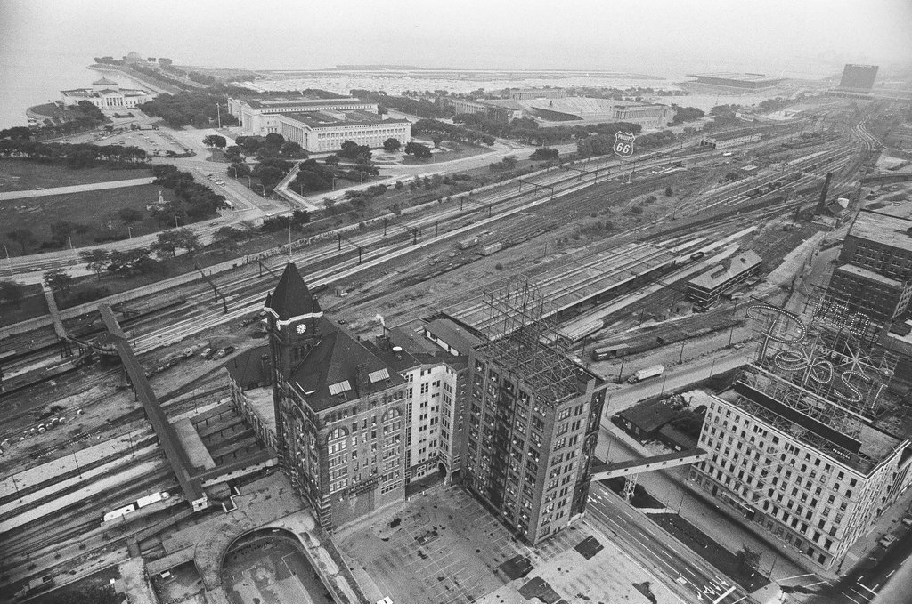 Aerial views of downtown lakefront - Randy B. Leffingwell for Chicago Sun-Times