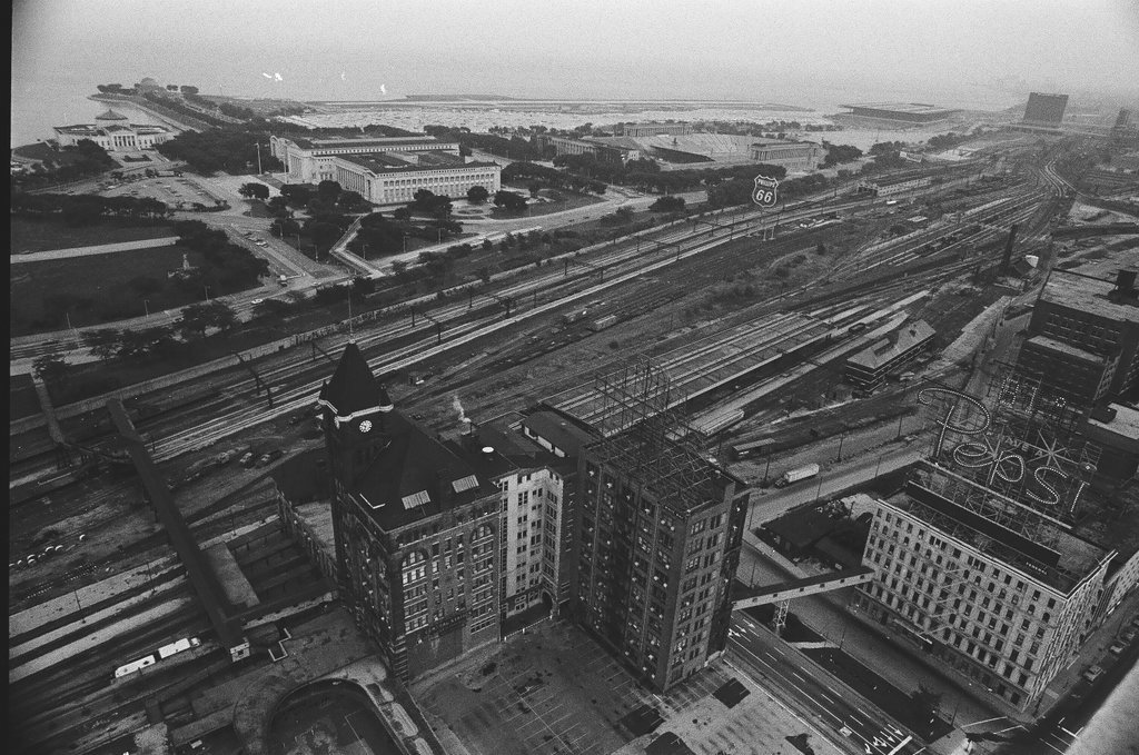 Aerial views of downtown lakefront - Randy B. Leffingwell for Chicago Sun-Times