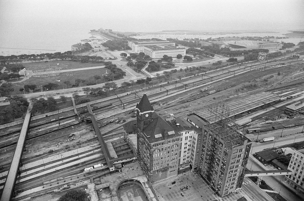 Aerial views of downtown lakefront - Randy B. Leffingwell for Chicago Sun-Times