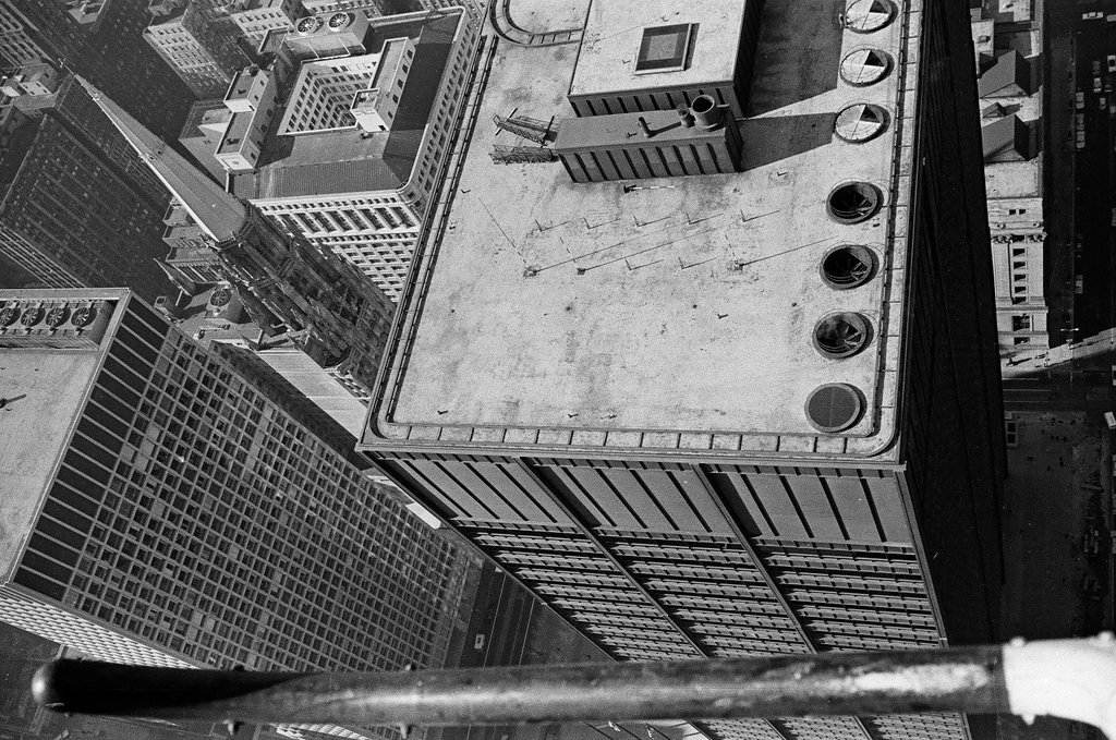Aerial views of Civic Center - Howard Lyon for Chicago Sun-Times