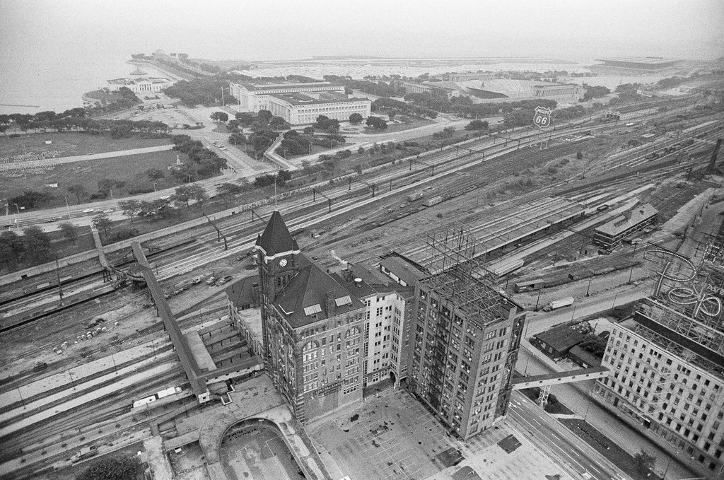 Aerial views of downtown lakefront - Randy B. Leffingwell for Chicago Sun-Times