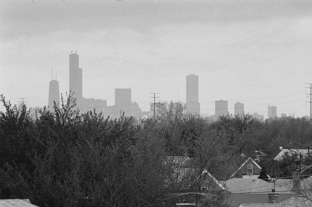 Downtown Chicago skyline - Gene Pesek for Chicago Sun-Times