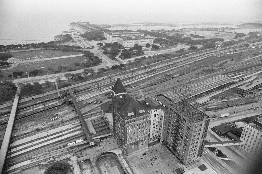 Aerial views of downtown lakefront - Randy B. Leffingwell for Chicago Sun-Times