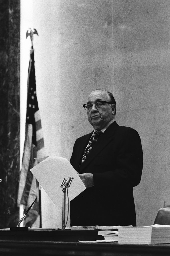 Mayor Daley reads budget statement - Bob Kotalik for Chicago Sun-Times