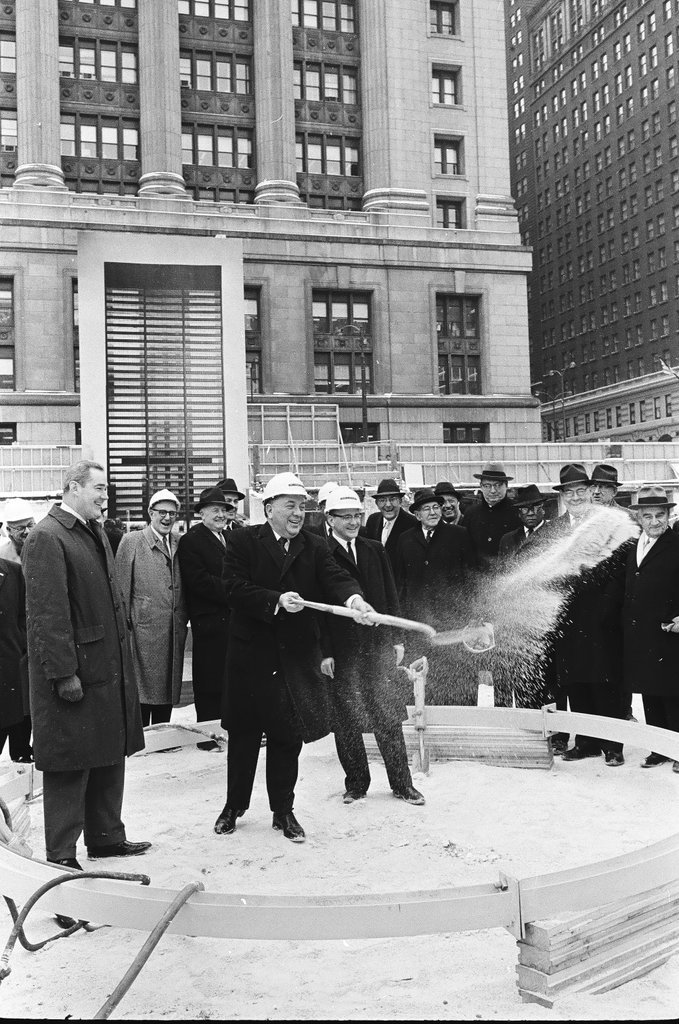 Civic Center groundbreaking ceremony - Bob Kotalik for Chicago Sun-Times