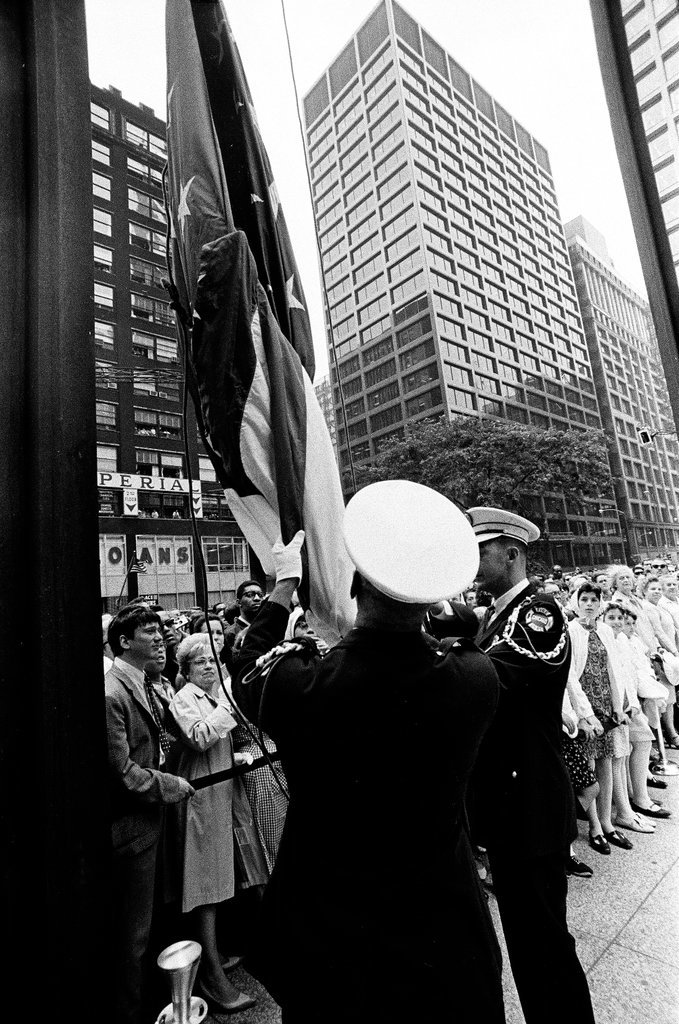 Chicago Picasso statue unveiling ceremony - John Tweedle for Chicago Sun-Times