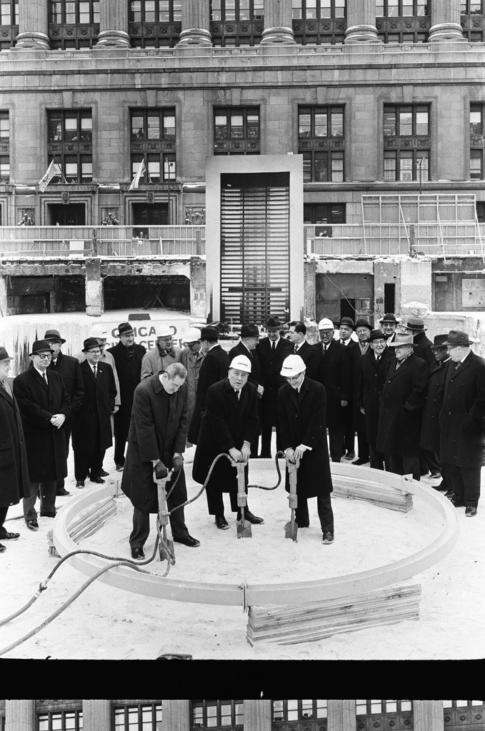Civic Center groundbreaking ceremony - Bob Kotalik for Chicago Sun-Times