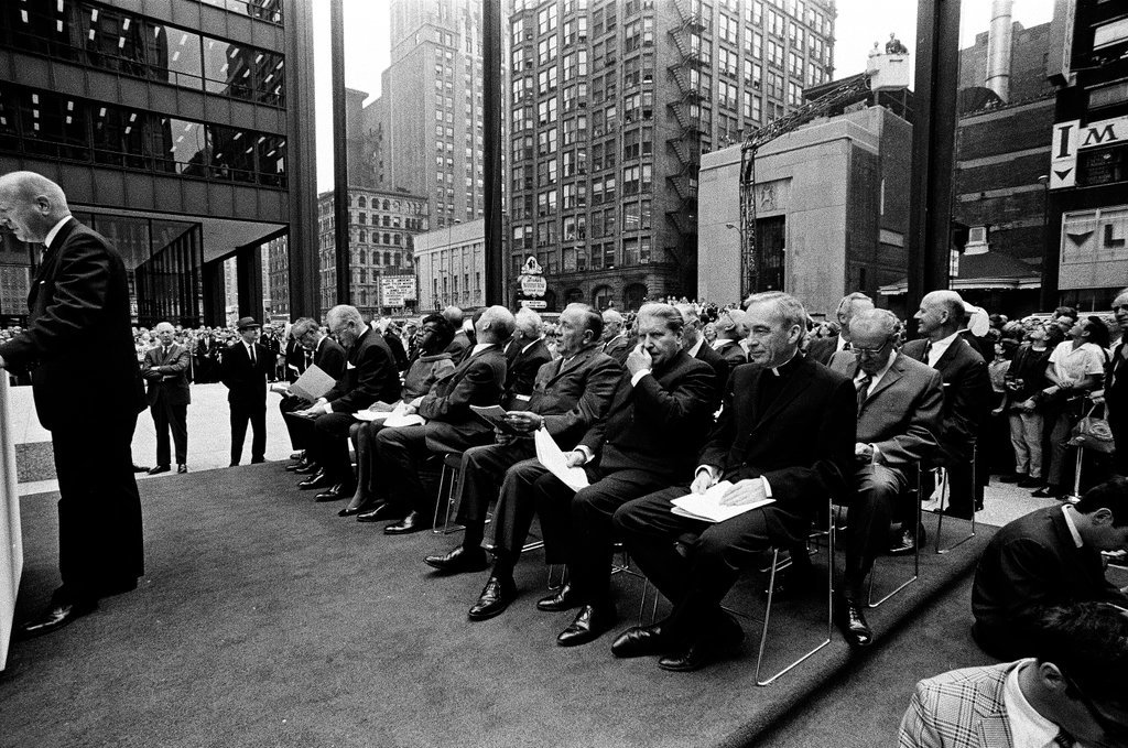 Chicago Picasso statue unveiling ceremony - John Tweedle for Chicago Sun-Times