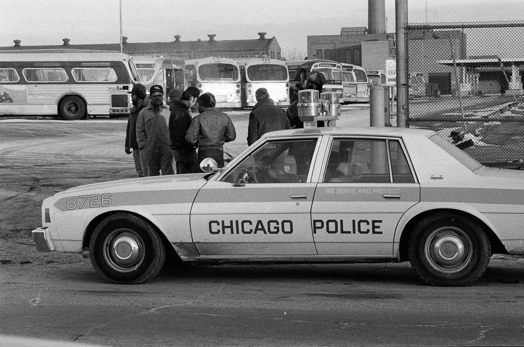 CTA workers on strike - Randy B. Leffingwell for Chicago Sun-Times
