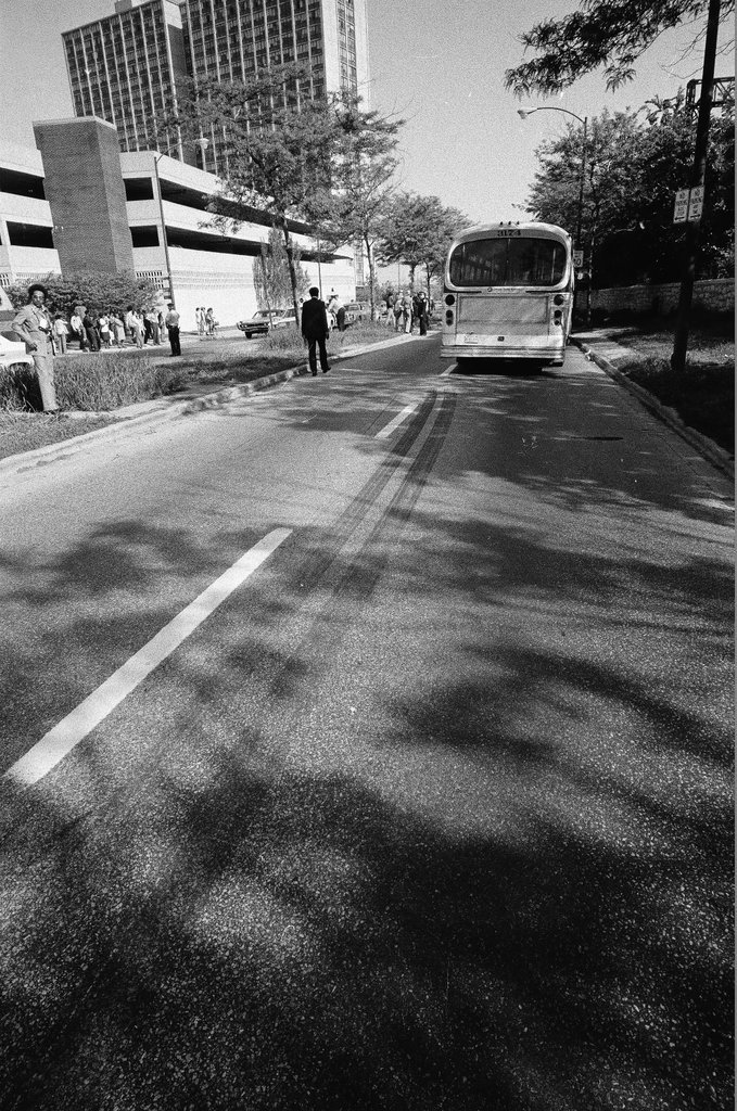 Bus accident at 49th and Lake Park - Peters (Clarence or Pete) for Chicago Sun-Times
