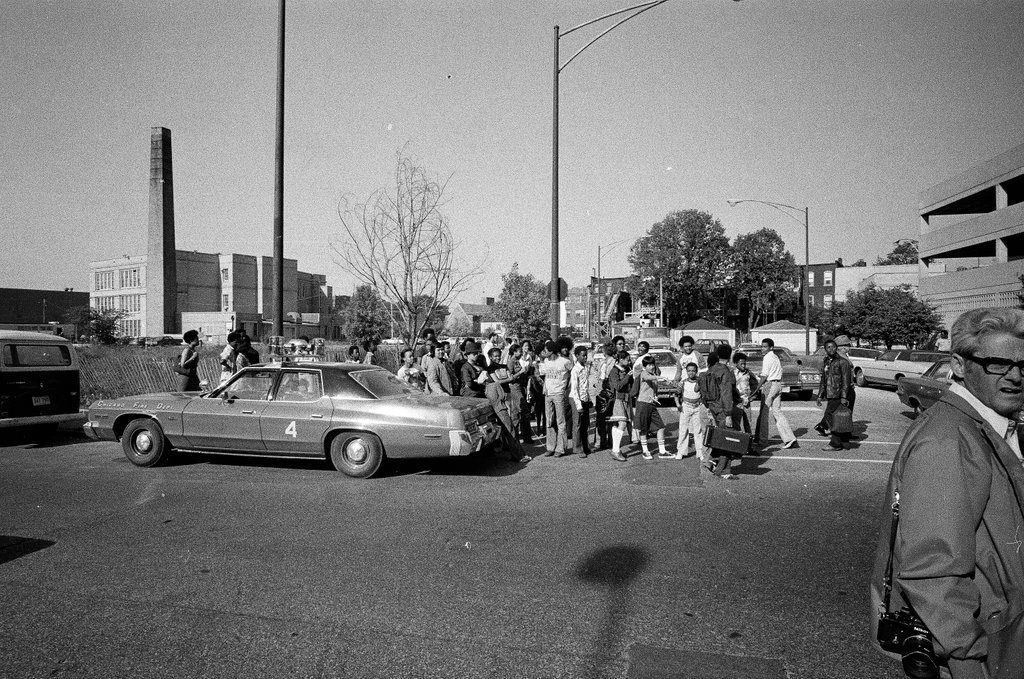 Bus accident at 49th and Lake Park - Peters (Clarence or Pete) for Chicago Sun-Times