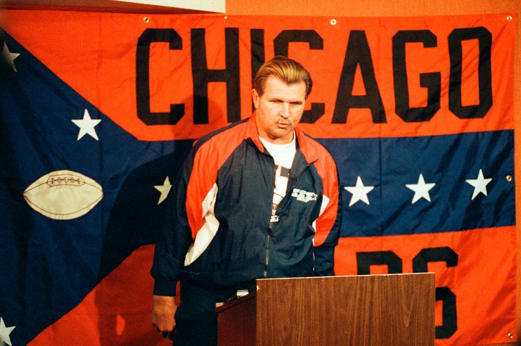 Mike Ditka press conference - Phil Velasquez for Chicago Sun-Times