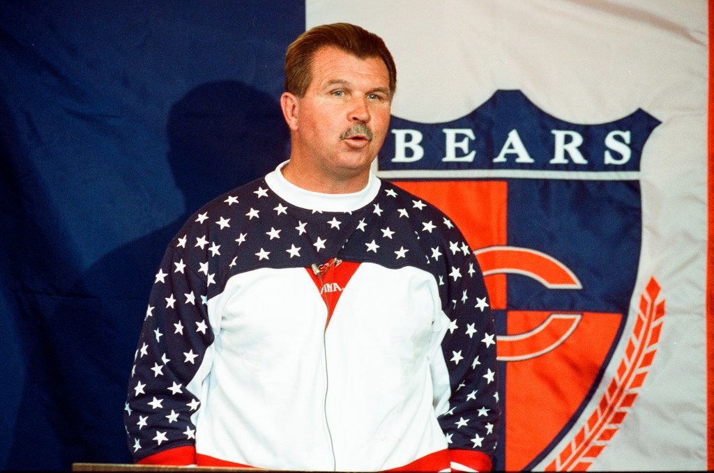Mike Ditka press conference - Richard A. Chapman for Chicago Sun-Times