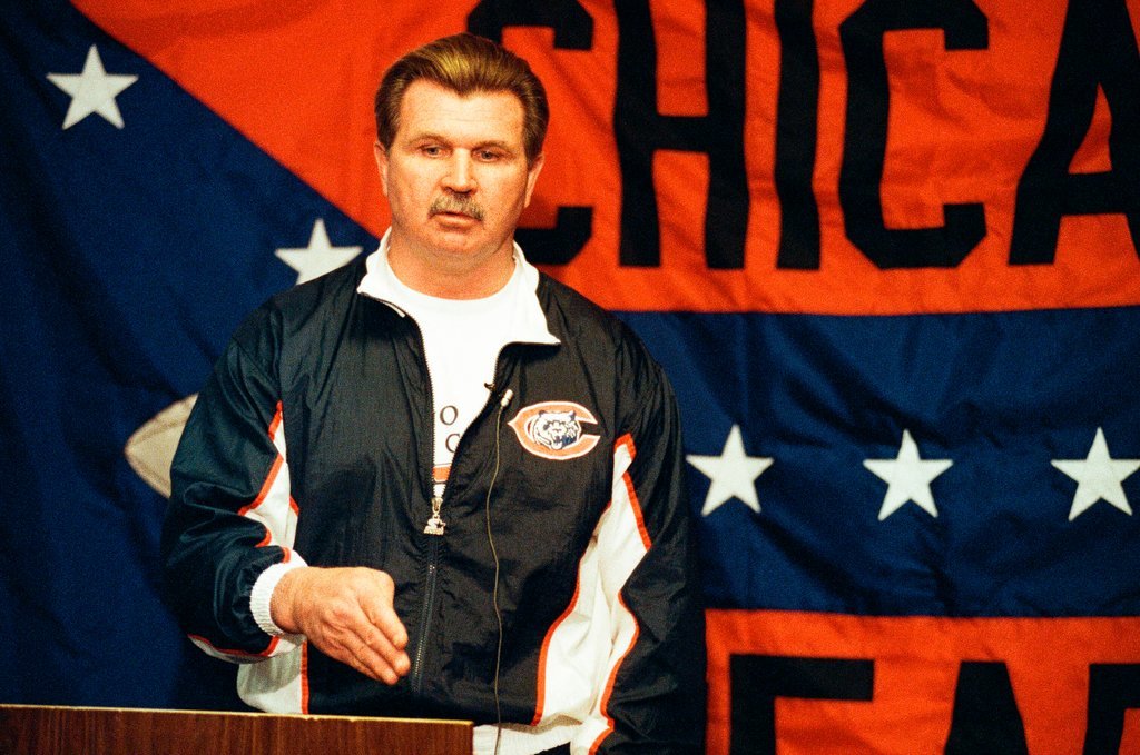 Mike Ditka press conference - Phil Velasquez for Chicago Sun-Times