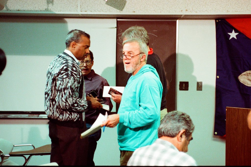 Mike Ditka press conference - Phil Velasquez for Chicago Sun-Times
