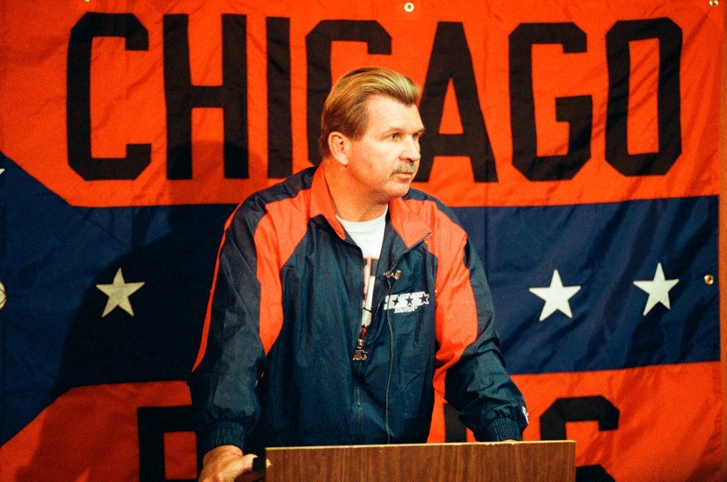 Mike Ditka press conference - Phil Velasquez for Chicago Sun-Times