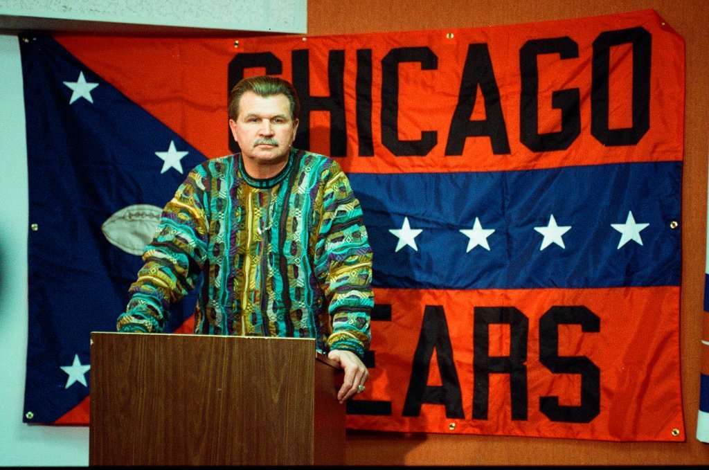 Mike Ditka press conference - Phil Velasquez for Chicago Sun-Times
