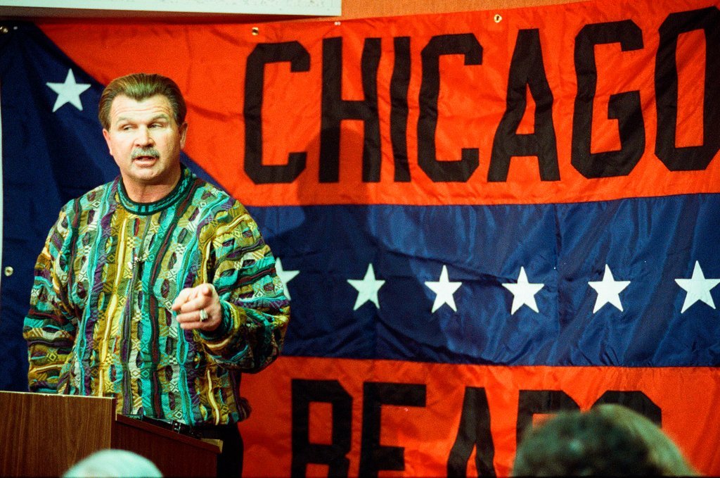 Mike Ditka press conference - Phil Velasquez for Chicago Sun-Times
