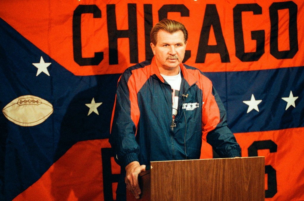 Mike Ditka press conference - Phil Velasquez for Chicago Sun-Times