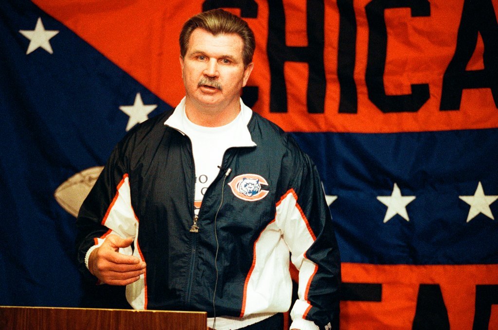 Mike Ditka press conference - Phil Velasquez for Chicago Sun-Times