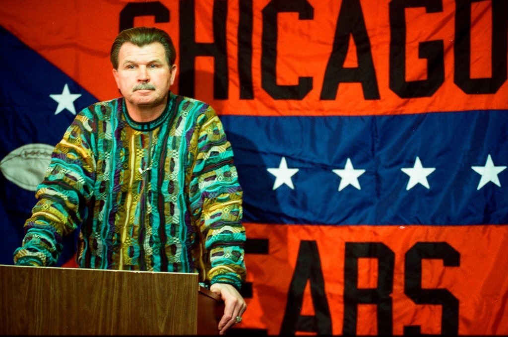 Mike Ditka press conference - Phil Velasquez for Chicago Sun-Times