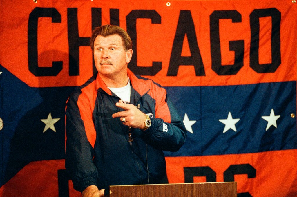 Mike Ditka press conference - Phil Velasquez for Chicago Sun-Times