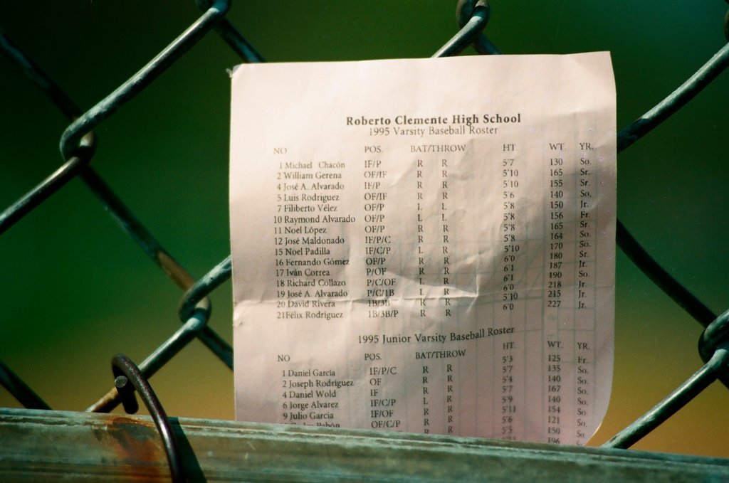 Clemente vs. Lane baseball - Chicago Sun-Times